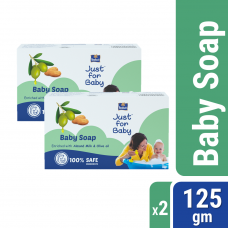 Parachute Just for Baby - Baby Soap 125g Pack of 2 Combo (125g x 2)